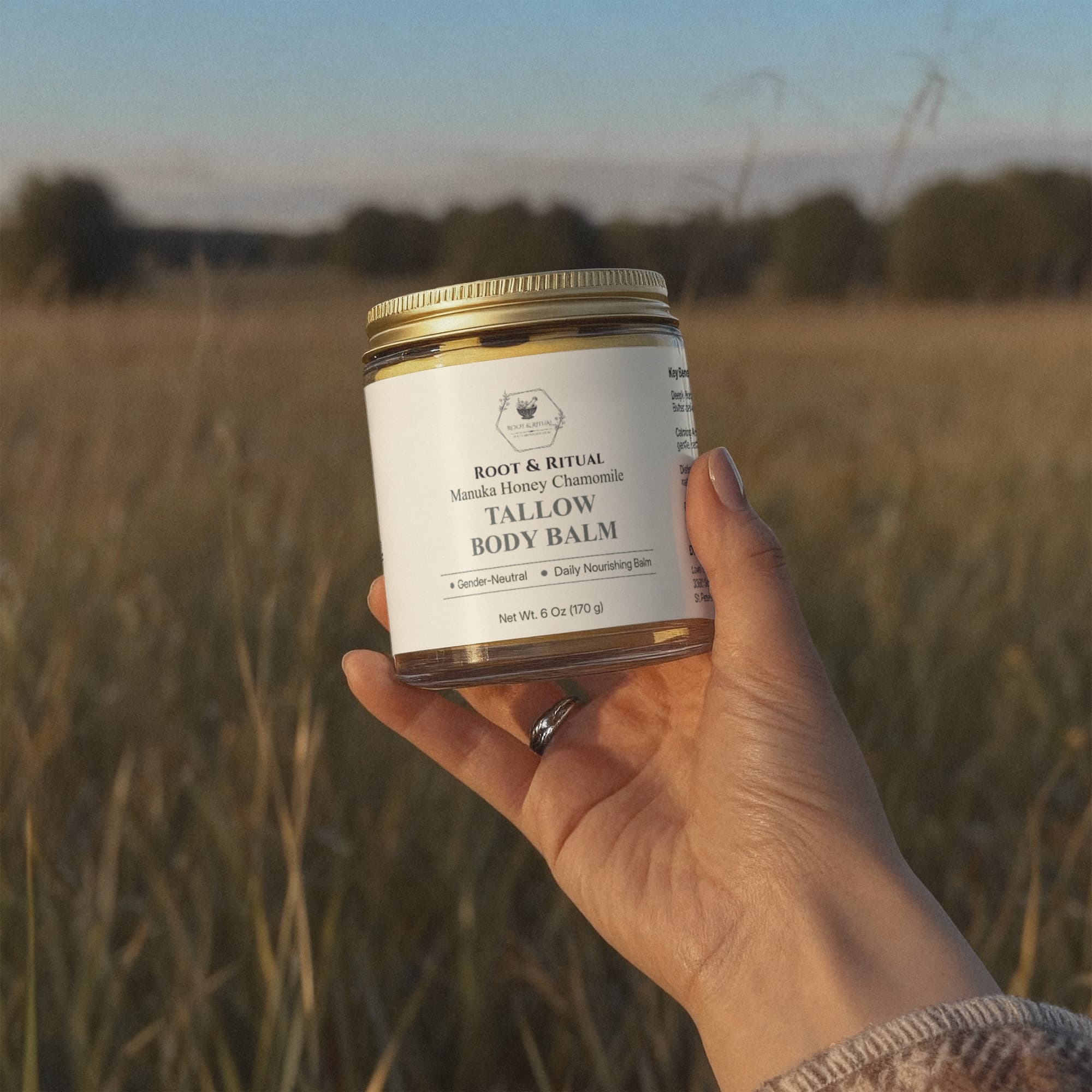 Root & Ritual Manuka Honey Chamomile Tallow Body Balm