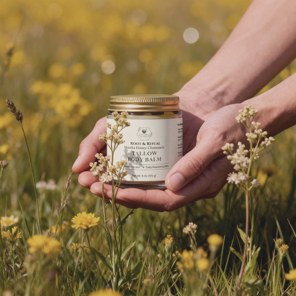 Root & Ritual Manuka Honey Chamomile Tallow Body Balm