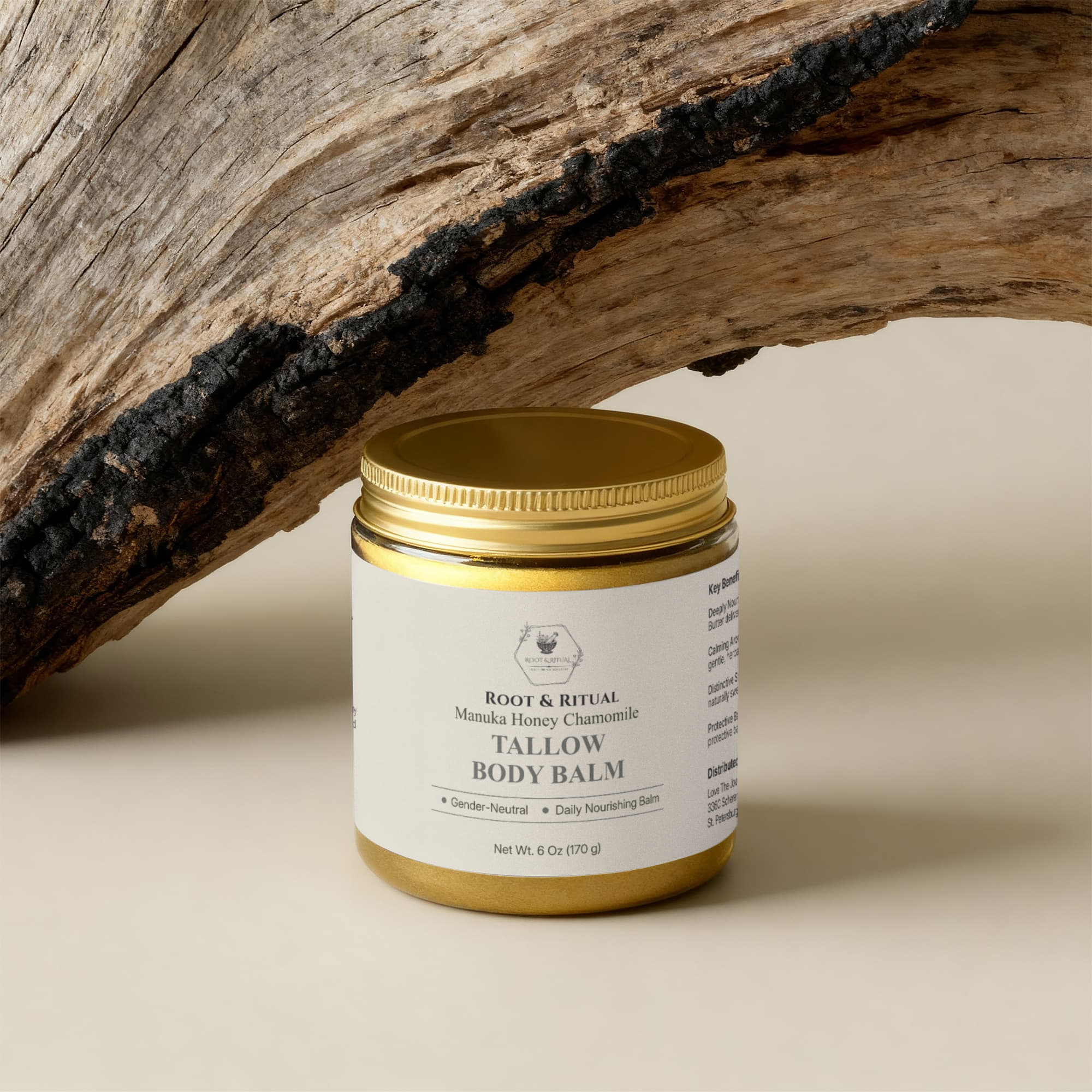 Root & Ritual Manuka Honey Chamomile Tallow Body Balm