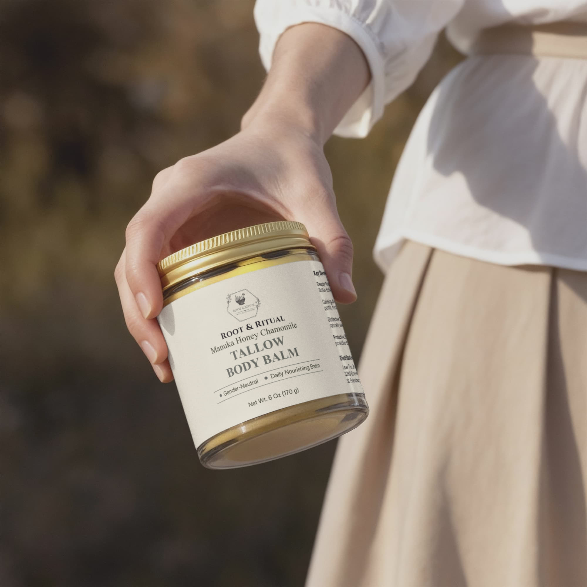 Root & Ritual Manuka Honey Chamomile Tallow Body Balm