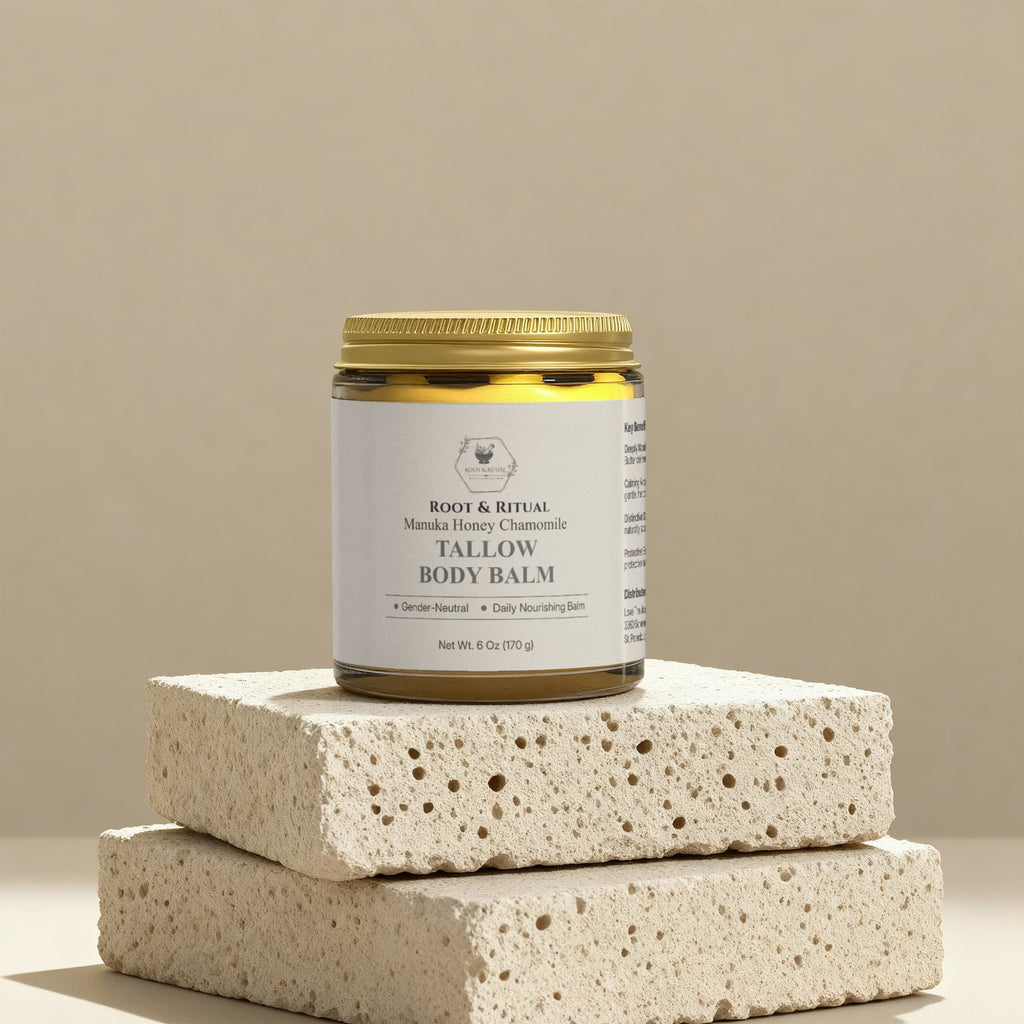 Root & Ritual Manuka Honey Chamomile Tallow Body Balm