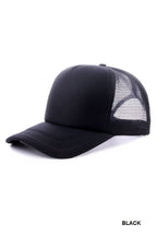 42POPS - SI-26827 Classic Solid Mesh Back Trucker Cap