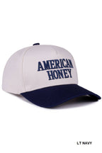 42POPS - 0806 American Honey Two Tone Canvas Cotton Cap SI-28547