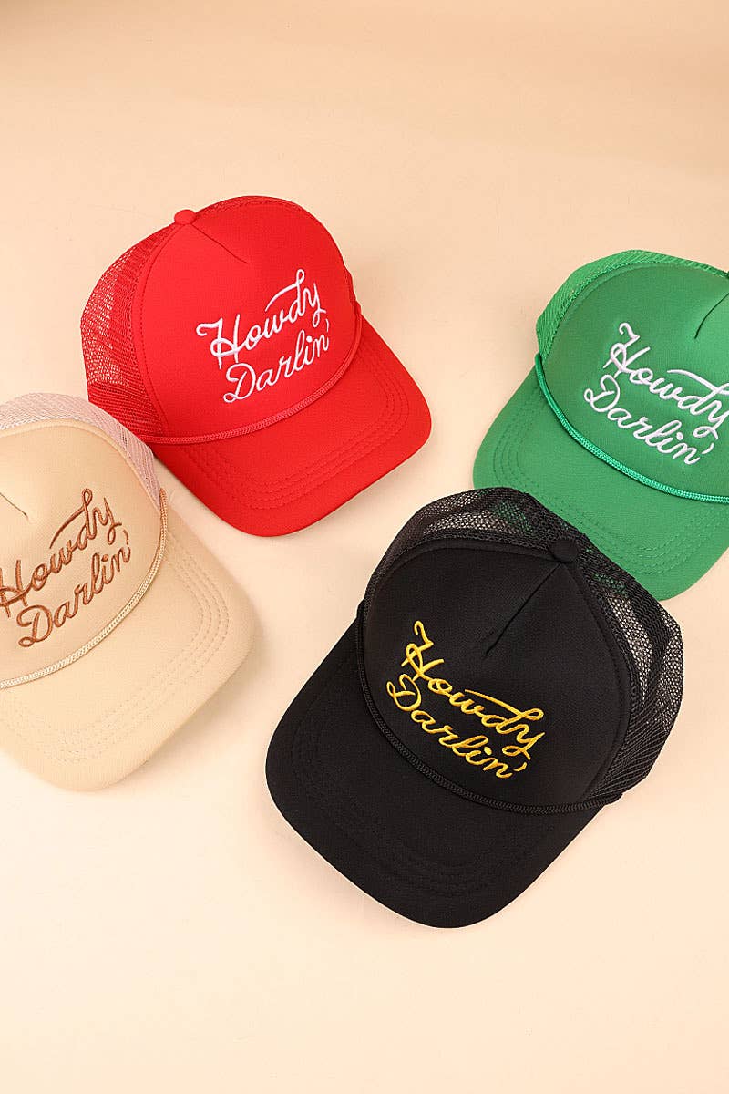 42POPS - Howdy Darlin Mesh Trucker Cap