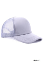 42POPS - SI-26827 Classic Solid Mesh Back Trucker Cap