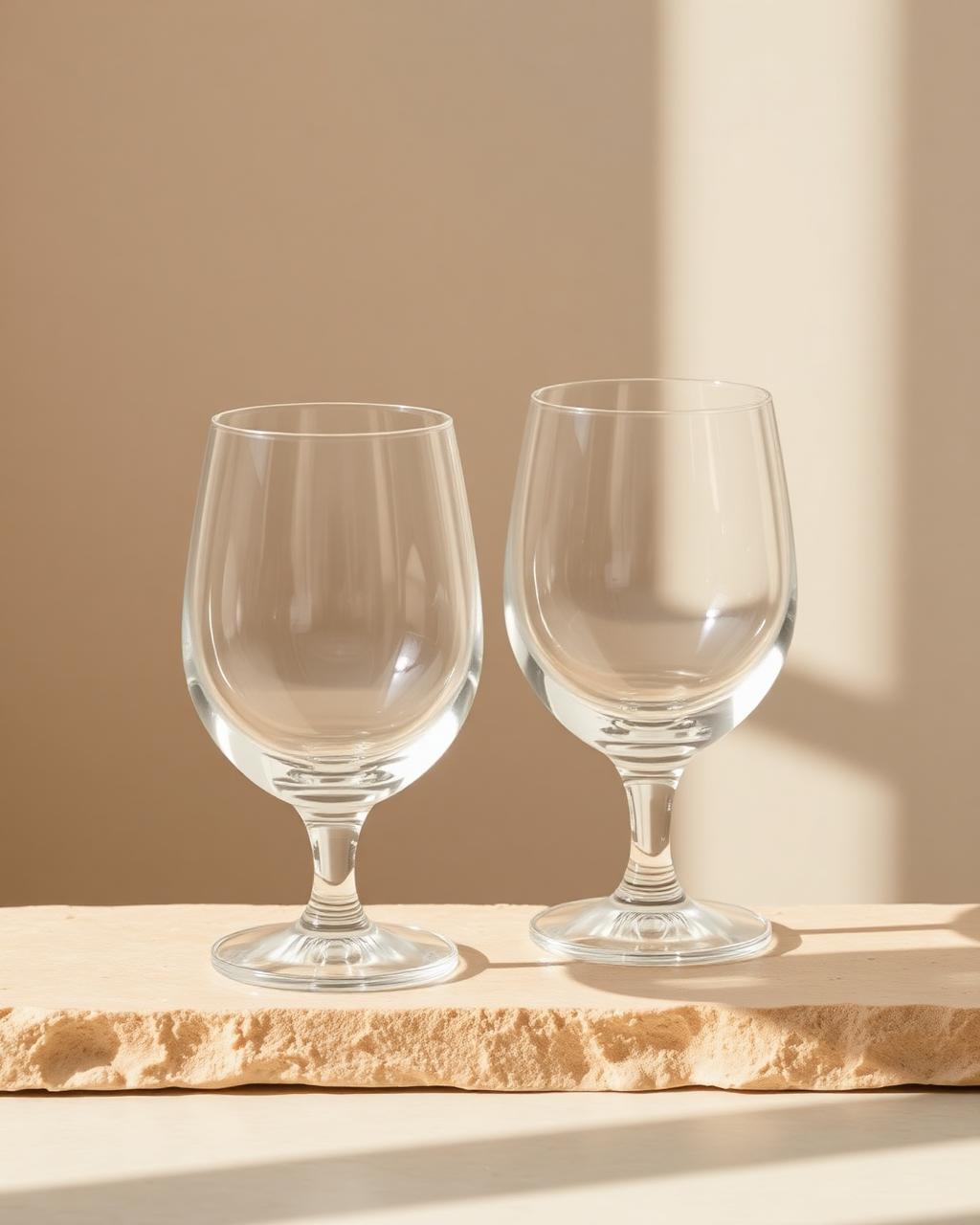 Hand-Blown Coupe Glasses