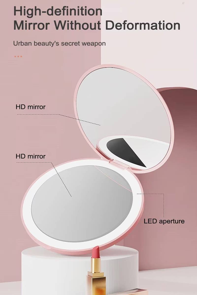 42POPS - 0407 LED Double Sided Hand Mirror SI-29685