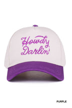 42POPS - 1014 Howdy Darlin Two Tone Canvas Cotton Cap SI-27998