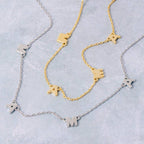 Anarchy Street - Dainty Mama Print Charm Necklace