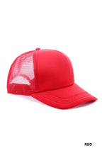 42POPS - SI-26827 Classic Solid Mesh Back Trucker Cap