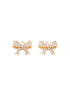 The Charm Bar Company - * Gold Jeweled Bow Charm