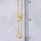 Anarchy Street - Dainty Mama Print Charm Necklace