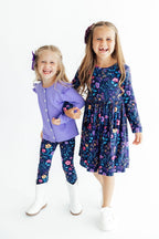 Botanical Beauty L/S Pocket Twirl Dress