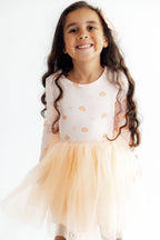Gingham Pumpkins L/S Tutu Dress