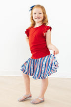All-American Girl Ruffle Twirl Skort