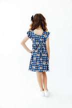 Auburn Plaid Aubie Flutter Twirl Dress