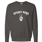 Womens 'Spooky Mama' Comfort Colors Crewneck Sweatshirt
